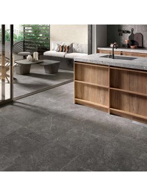 Tuscania Pavimento/Rivestimento Interno Gres Porcellanato Holystone Dark 61x61 Rettificato R10 9mm per Grexpo